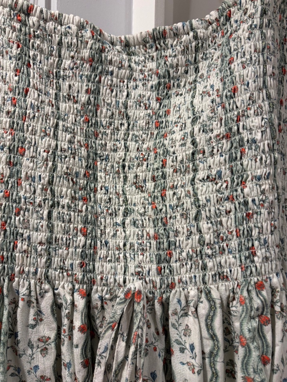 Hill House Home The Anita Nap Dress - Green Provence Floral - Picture 2 of 5